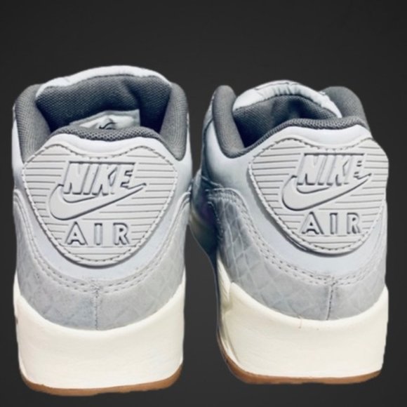 (SOLD-eb) Nike Air Max 90 • Premium Wolf Grey - Picture 4 of 9